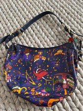 PIERO GUIDI Alte Handtasche Vintage  lila Zirkus