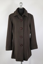 Damo olivegrüner Kurzmantel Herbst/Winter Gr.44/L Schurwolle Polyamid Kaschmir