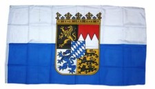 Fahne / Flagge Freistaat Bayern Dienstflagge blau / weiß 90 x 150 cm