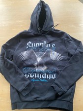 SUPPLY & DEMAND  Herren-Kapuzenpullover/Hoodie, schwarz, Gr. M, guter Zustand