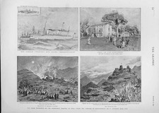 Original alter antiker Druck