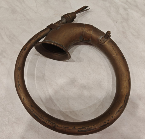 Antike messing hupe oldtimer - messing,