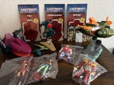 Masters of the Universe Origins Teela Pince Adam Beast Man 3 Fahrzeuge