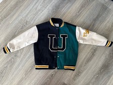 ZARA College Retro Style Jungen Mädchen Unisex Gr. 122 Kunstleder Herbst Jacke