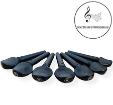 Saz Baglama 7 stk. Abanoz Burgu Sedefli Uzun Ebenholz Wirbel Langes Schaft