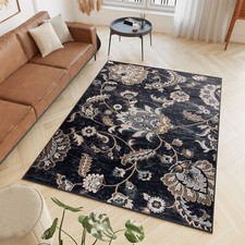 Teppich Kurzflor Creme Grau