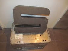 alter großer brauner Alu Buchstabe " großes S " Werbung ca.36 cm hoch ca9cm dick