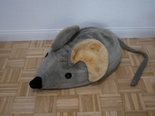 Steiff Studio XXL Maus Sitztier grau 80 cm - 5394/80 mit Knopf / Fahne - RARITÄT