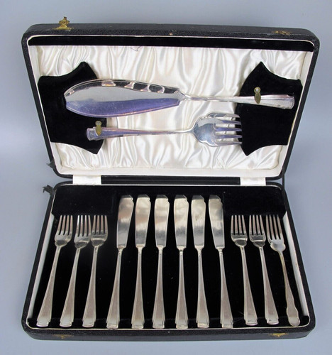 Fischbesteck set messer - set.,