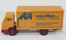 sw1219, RAR WIKING Werbemodell MB NG 1017 Koffer LKW Maier Ladenbau 1:87 TOP