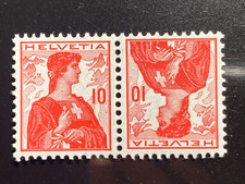 Schweiz 1910 Kehrdruck 10