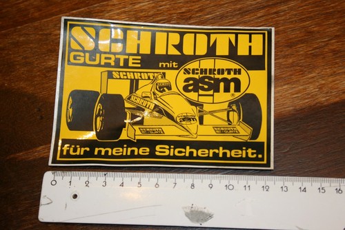 Original aufkleber schroth - original,
