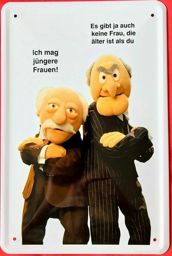 Blechschild 20x30 muppets - 20x30,