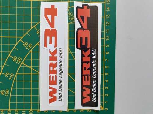Aufkleber werk nothelle - 34.,