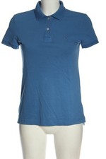 TOMMY HILFIGER Polo-Shirt Damen Shirt Gr. DE 34 blau Casual-Look