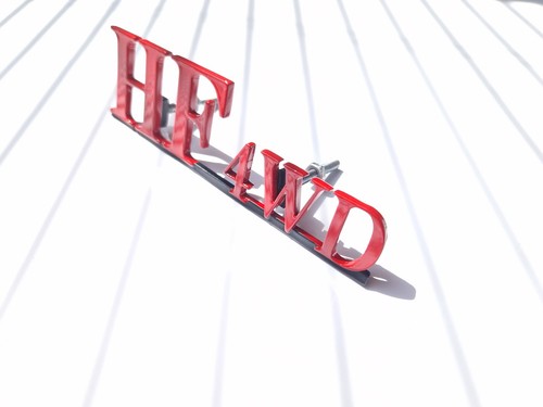 4wd emblem schild - hf,
