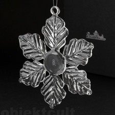 Rosenthal Solitaire Eiskristall Anhänger Motiv 2 Ø11 cm Kristallglas OVP, top