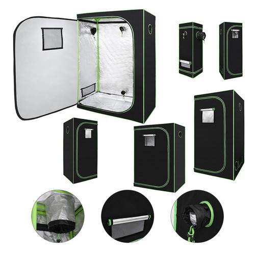 Growbox anbauzelt indoor black - anbauzelt,