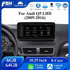 Für Audi Q5 10.25" 8-Kern IPS Autoradio GPS DAB+ CarPlay Wifi Navi Android 14