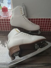 Graf 500 Schlittschuhe Eiskunstlaufschuhe Größe EU 41 UK 7 (Schnürsenkel inklusive)