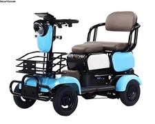 4-Rad-Elektroroller, 350W, 48V, 350kg Belastung, 25km/h, Mobilitätsroller, 45km