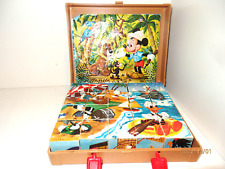 Walt Disney Bilderbaukasten Holzwürfelspiel mit 2 Vorlagen