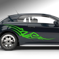 Seitendekor Abstrakt Tribal Ornament Tattoo Dekor Auto Aufkleber #1219-150