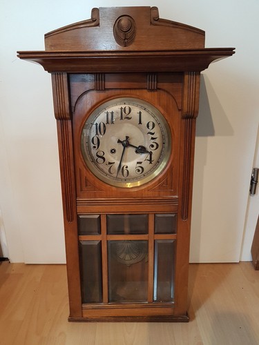 Antike holzwanduhr regulator - antike, holzwanduhr-regulator