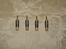 Biete hier 4 WBT 0600 Stecker für Lautsprecherkabel high end an , siehe Bilder