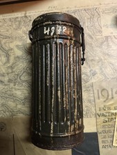 Gasmaskendose Wh / Militaria /