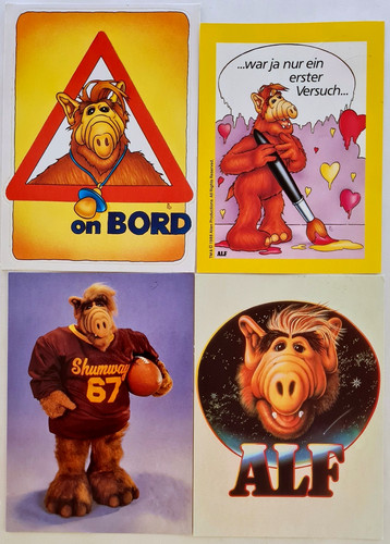 Postkarten lot alf - postkarten, x