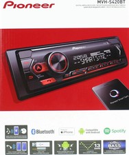 Pioneer MVH-S420BT 1-DIN Autoradio Bluetooth, roter Beleuchtung USB Car Tuner