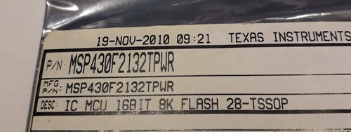 Stk msp430f2132tpwr - 1, stk.