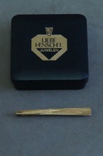 KRAWATTENNADEL 925ER SILBER VERGOLDET 70er 80er