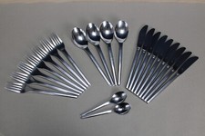 22x WMF Helsinki Cromargan Besteck Set Messer Gabel Löffel Silber