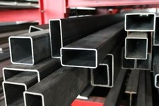 Vierkantrohr quadratisch Stahl roh - 15mm bis 100mm Metall Säule Zaun Rohr S235