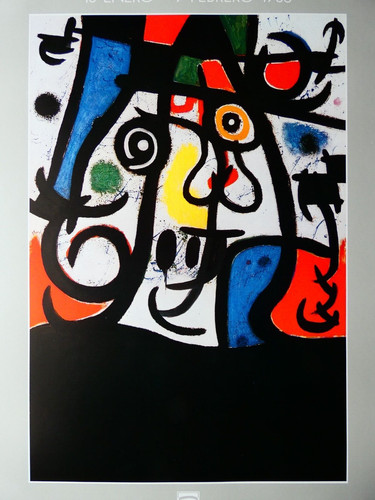 Jean miro austellungsplakat - jean,