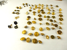 ca 70 Kapitän Uniform Knöpfe Messing Blech Knopf Jackenknöpfe etc Z-3839