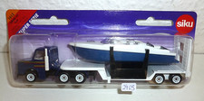 SIKU SUPER SERIE / MODELLFAHRZEUG / 1613 / LKW TIEFLADER mit BOOT / #2405#
