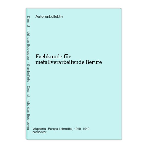 Fachkunde für