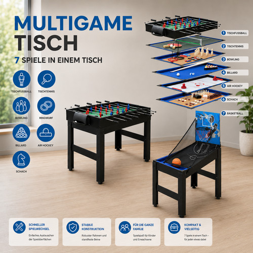 Multigame 14in1 spieltisch - multigame,