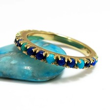 Türkis & Lapis Lazuli 18K