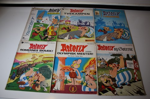 Asterix konvolut dansk - asterix,