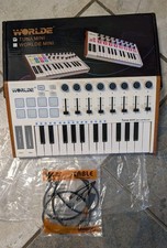 Worlde Tuna Mini MIDI Controller - 25 Tasten USB Keyboard - Top Zustand