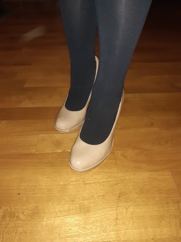 Tamaris heels beige lack 40 - heels, gr