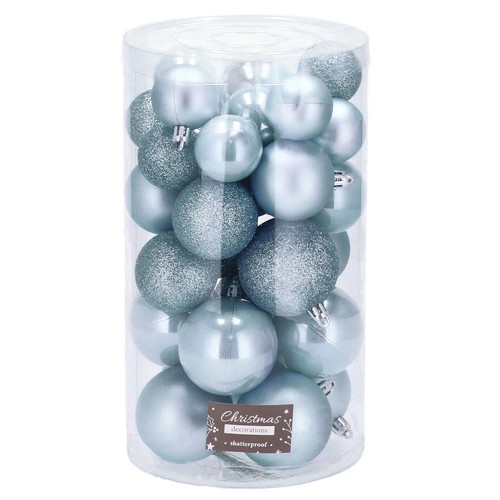Christbaumkugel stück blau - christbaumkugel,