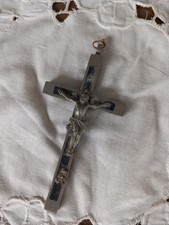 altes Kreuz - Sterbekreuz mit Totenkopf - Nonnenkreuz - Kellerfund