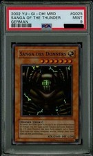 SANGA OF THE THUNDER GERMAN YU-GI-OH! MRD-METAL RAIDERS2002 G025 PSA 9
