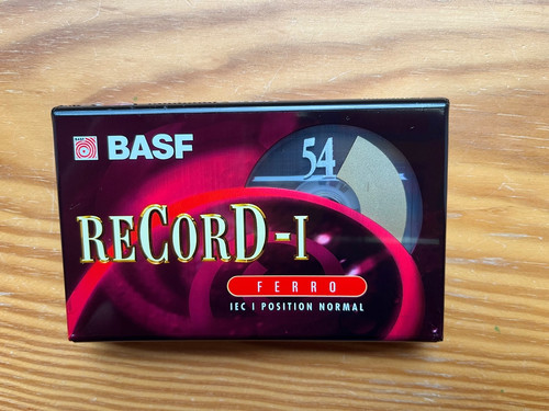 Basf record cassette top - record, 54