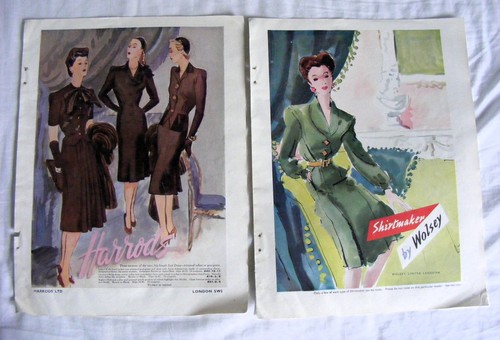 Vintage vogue magazin 1944 - vintage,